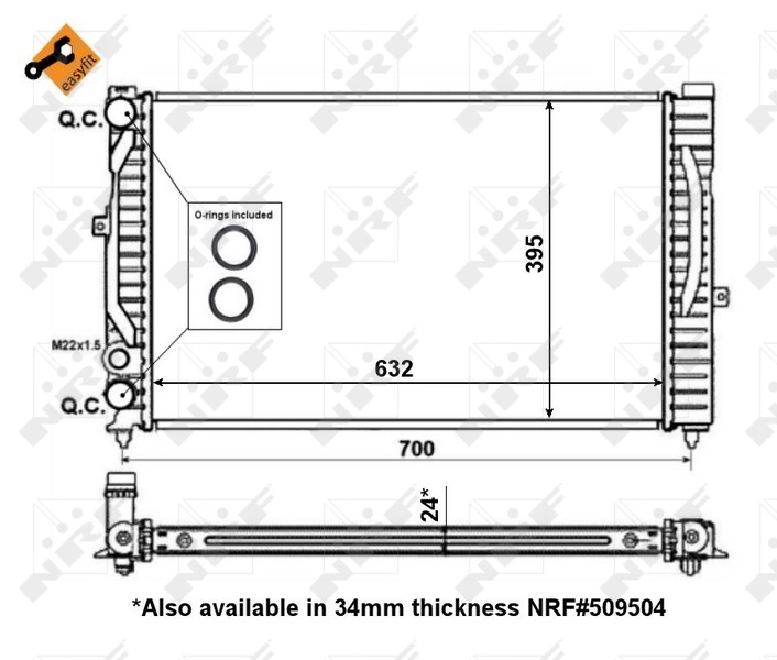 Radiator racire motor