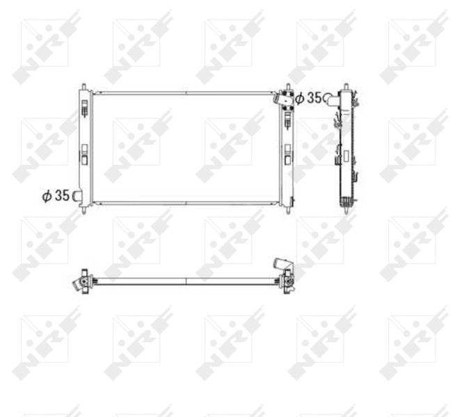 Radiator racire motor