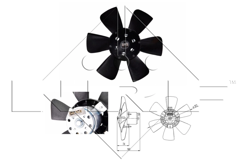Ventilator radiator racire