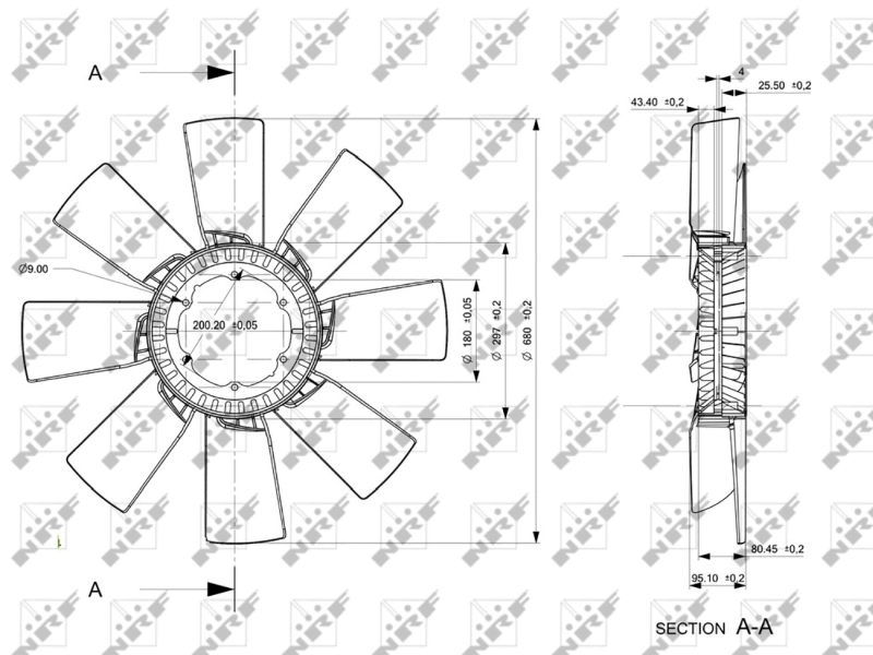 Paleta ventilator racire motor