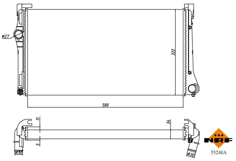 Radiator racire motor