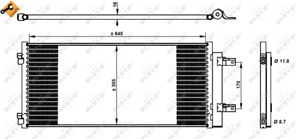 Radiator climatizare