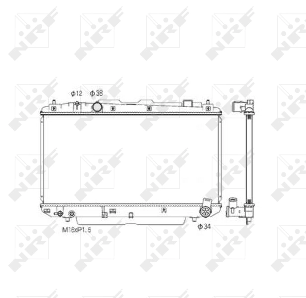 Radiator racire motor