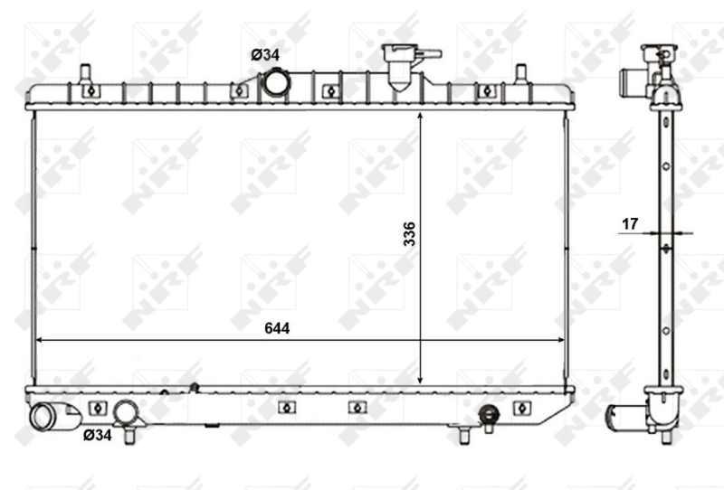 Radiator racire motor