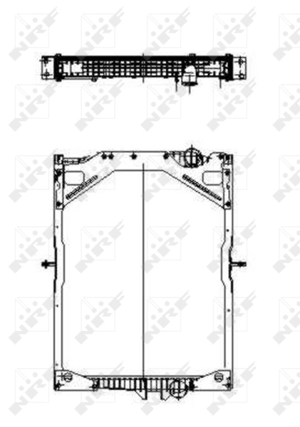 Radiator racire motor