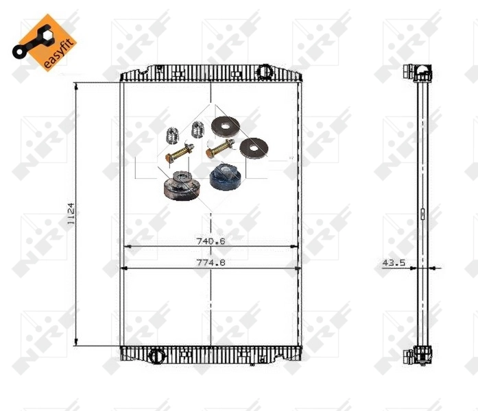 Radiator racire motor