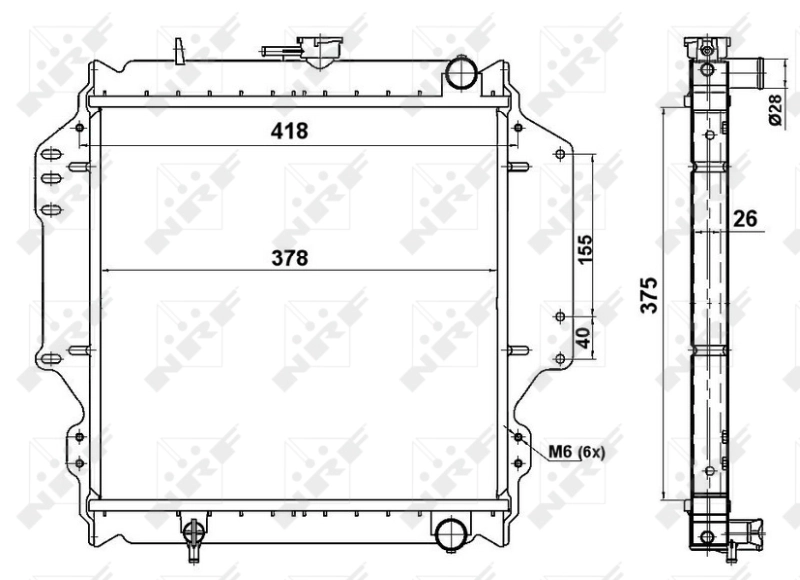 Radiator racire motor