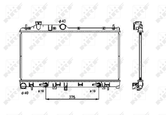 Radiator racire motor