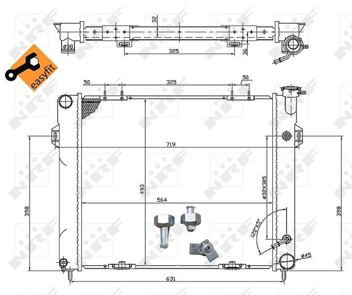 Radiator racire motor