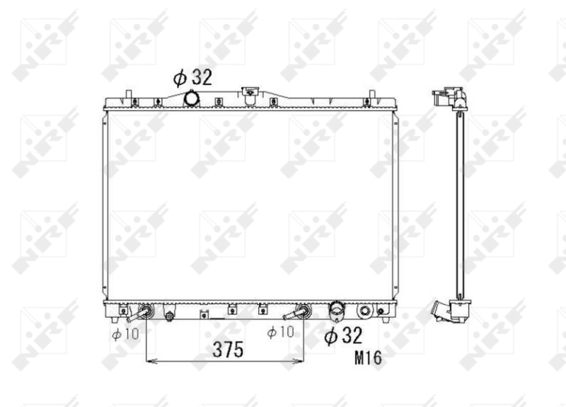 Radiator racire motor