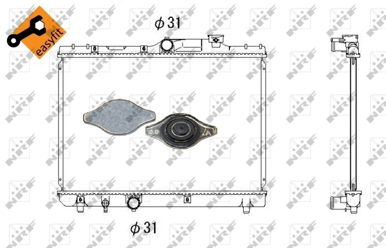 Radiator racire motor