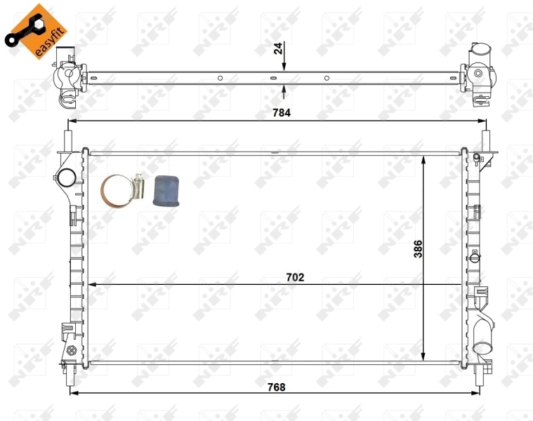 Radiator racire motor