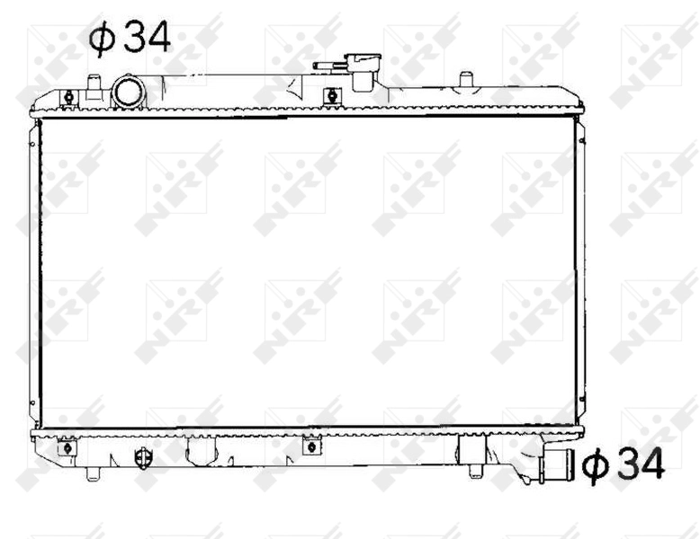 Radiator racire motor