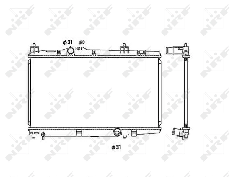 Radiator racire motor
