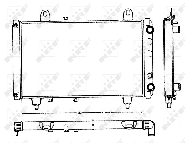 Radiator racire motor