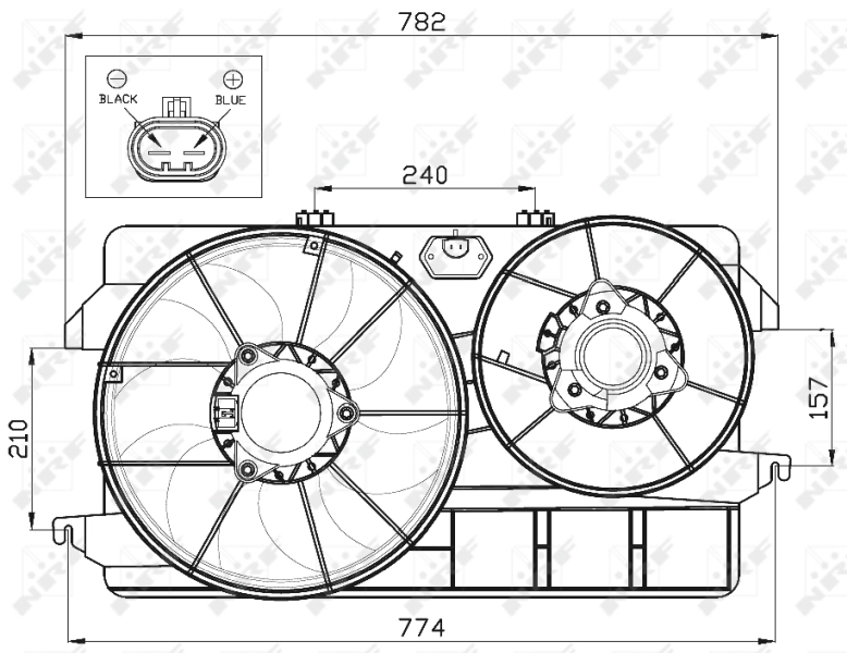 Ventilator radiator racire