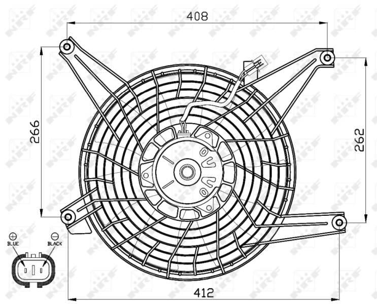 Ventilator radiator racire