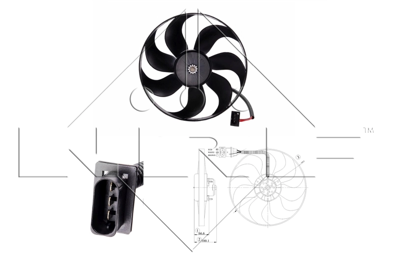 Ventilator radiator racire