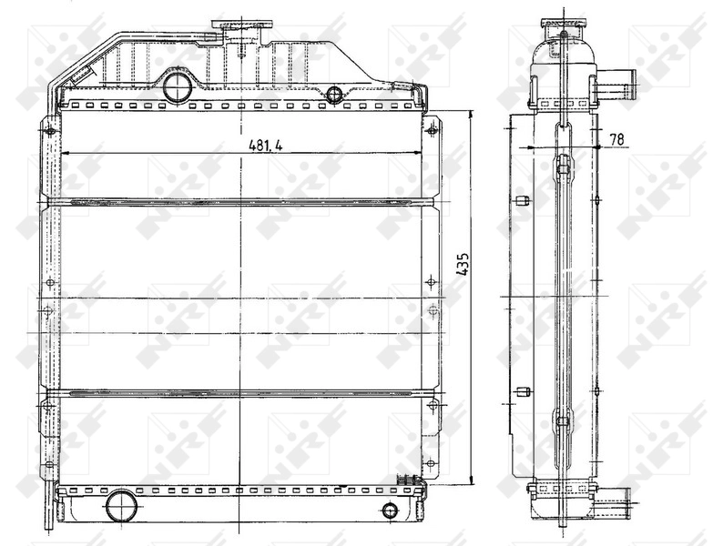 Radiator racire motor