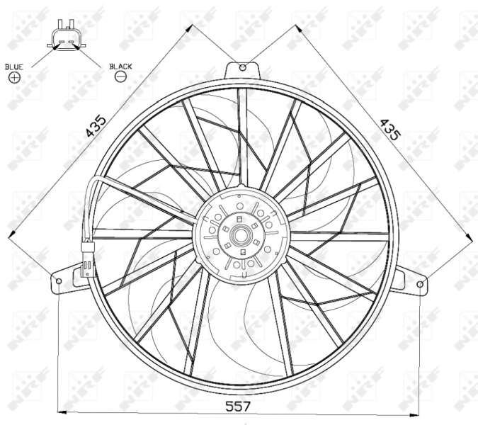 Ventilator radiator racire