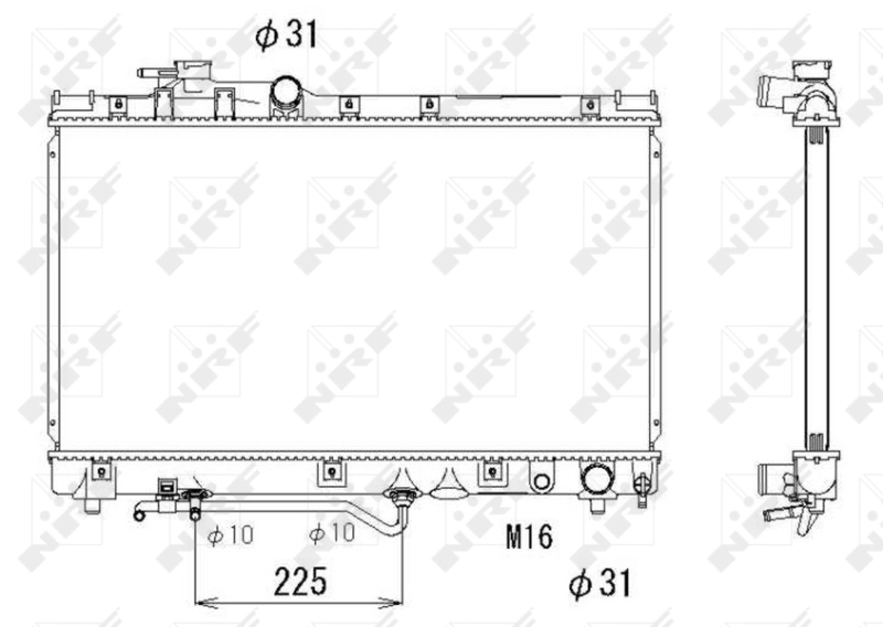 Radiator racire motor