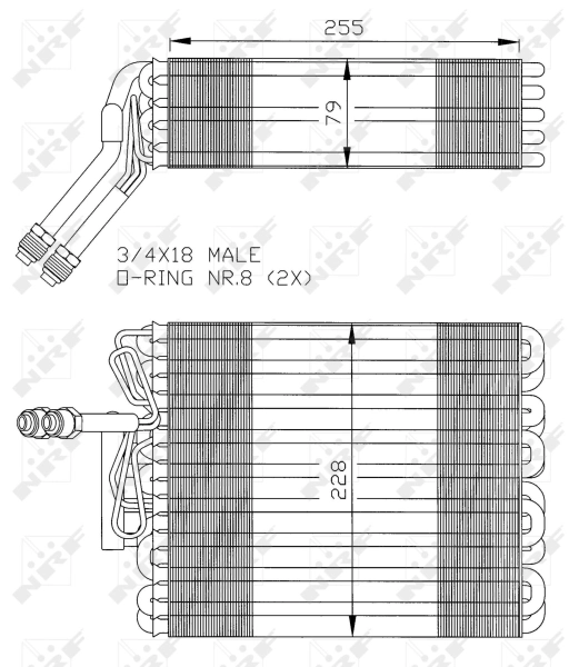 Evaporator aer conditionat