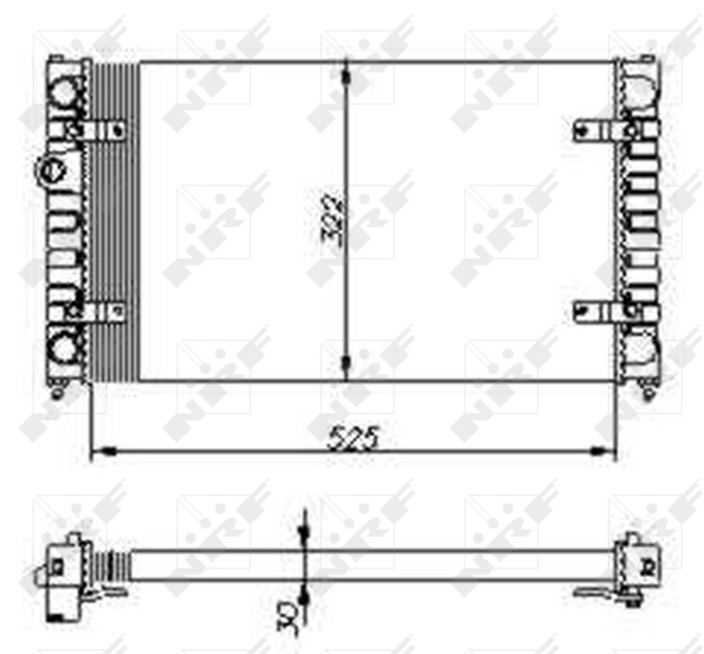 Radiator racire motor