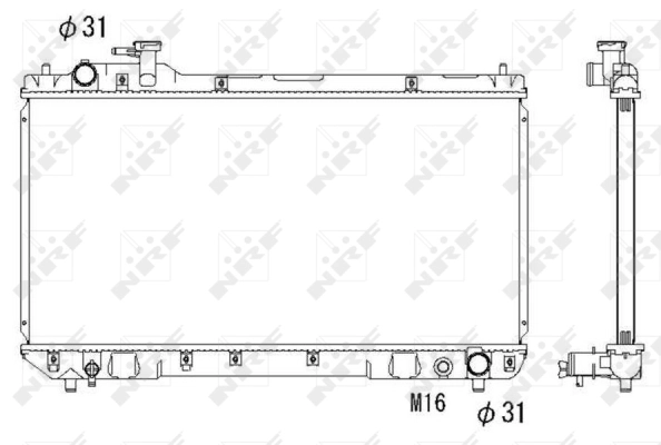 Radiator racire motor