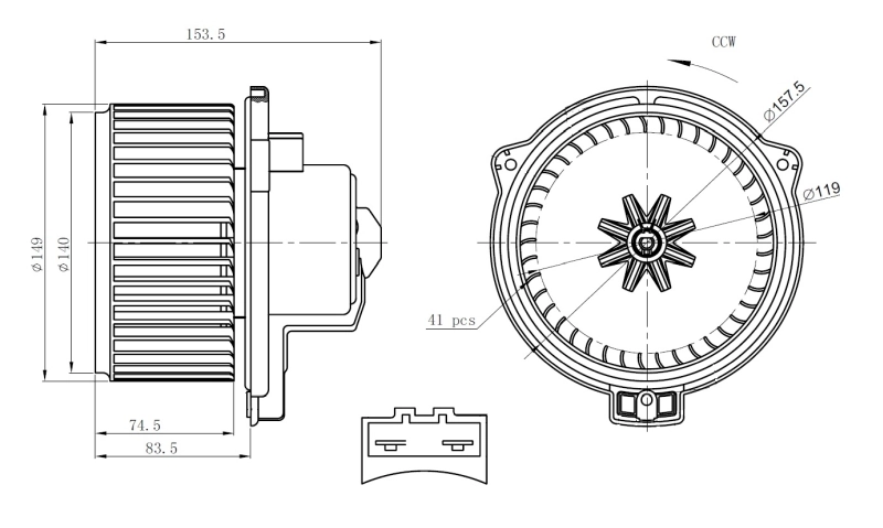 Ventilator habitaclu