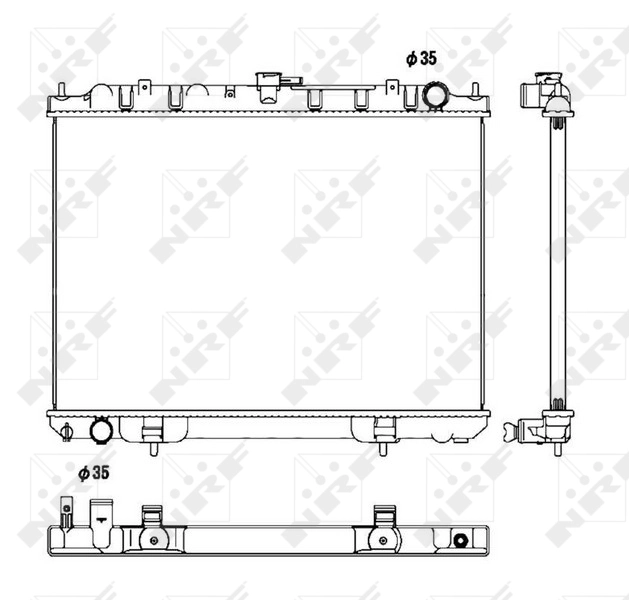 Radiator racire motor