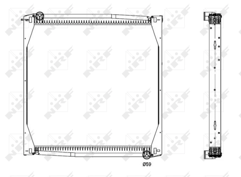 Radiator racire motor