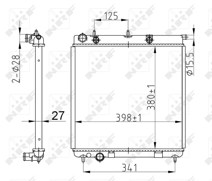 Radiator racire motor