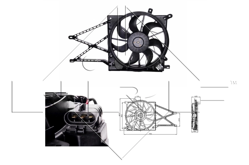 Ventilator radiator racire