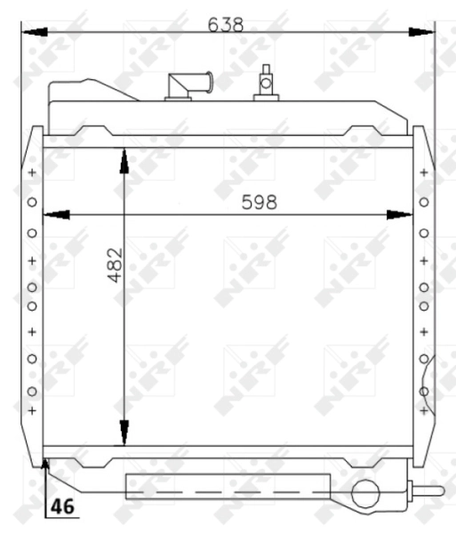 Radiator racire motor