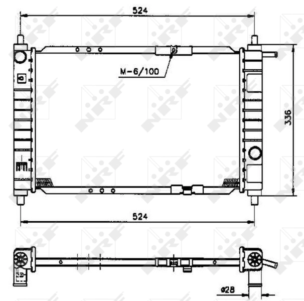Radiator racire motor