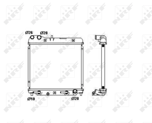 Radiator racire motor