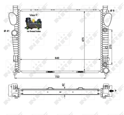 Radiator racire motor