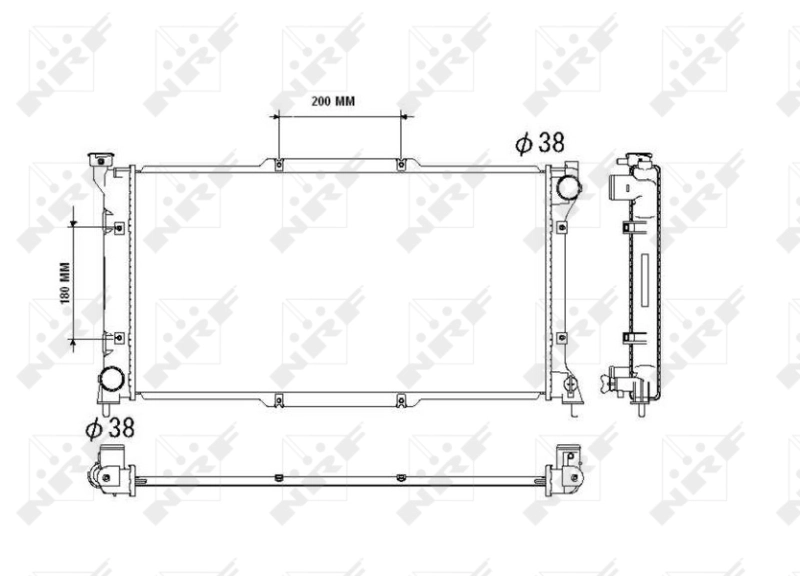 Radiator racire motor