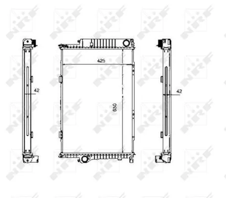 Radiator racire motor