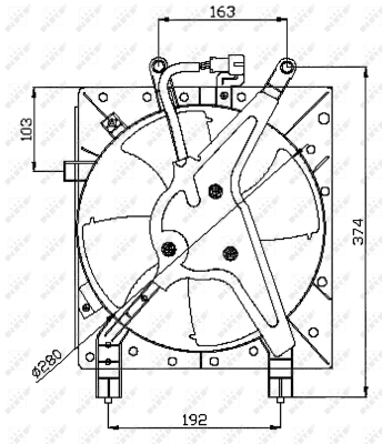 Ventilator radiator racire
