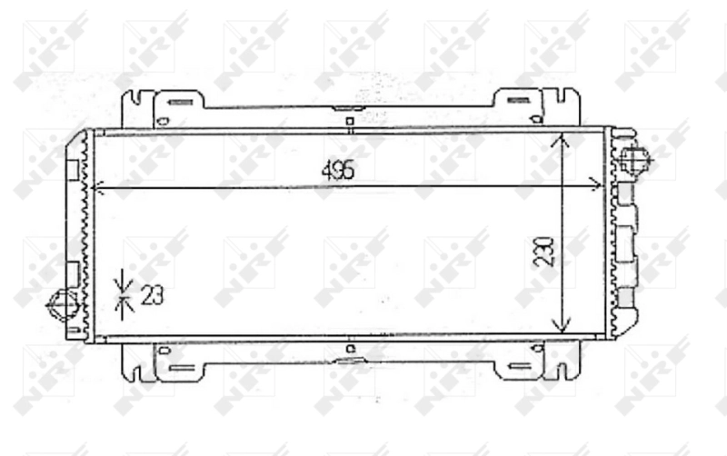 Radiator racire motor