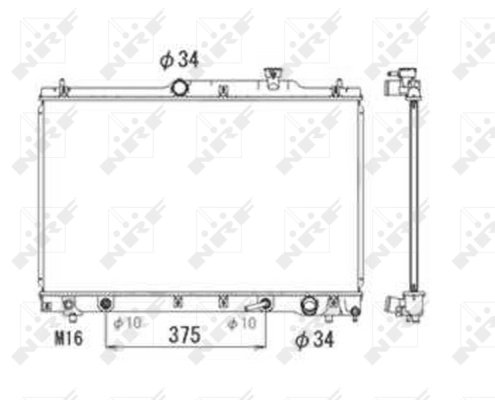 Radiator racire motor