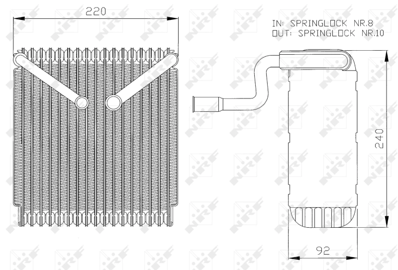 Evaporator aer conditionat