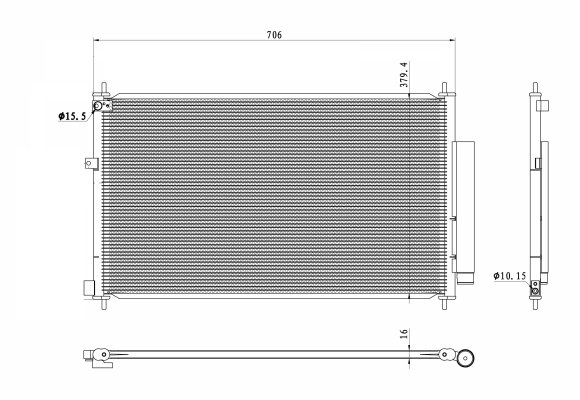 Radiator climatizare
