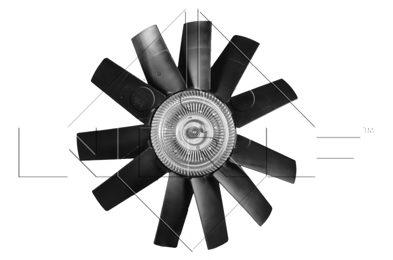 Cupla ventilator radiator