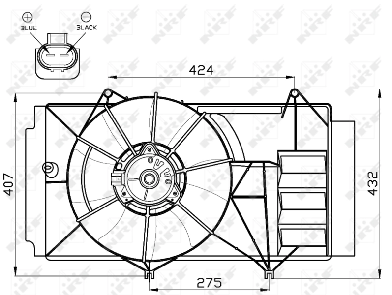 Ventilator radiator racire