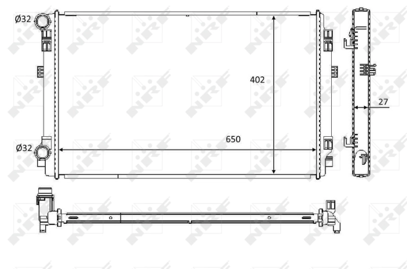 Radiator racire motor