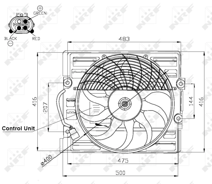 Ventilator radiator racire
