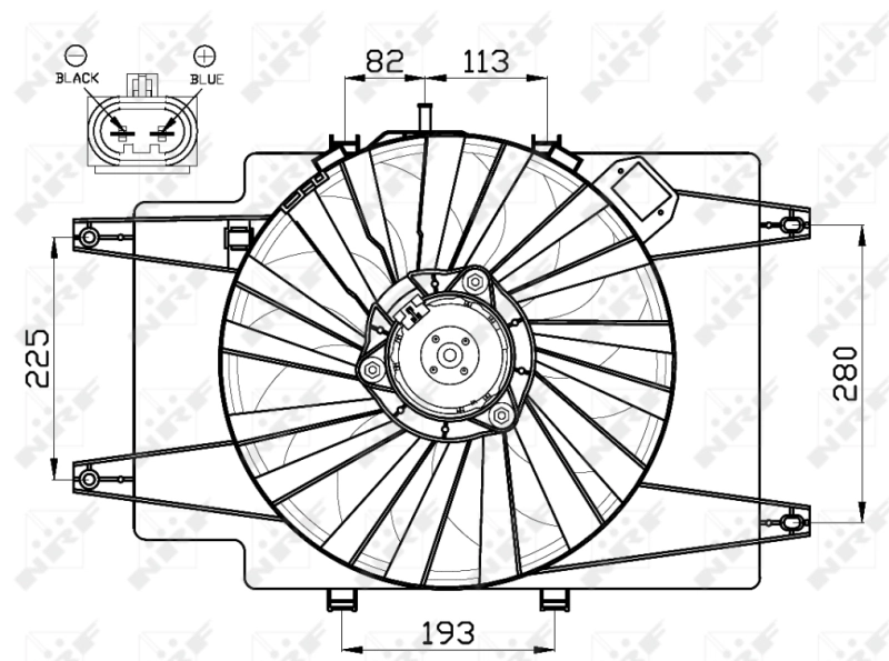 Ventilator radiator racire