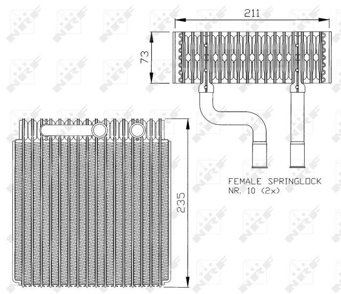Evaporator aer conditionat